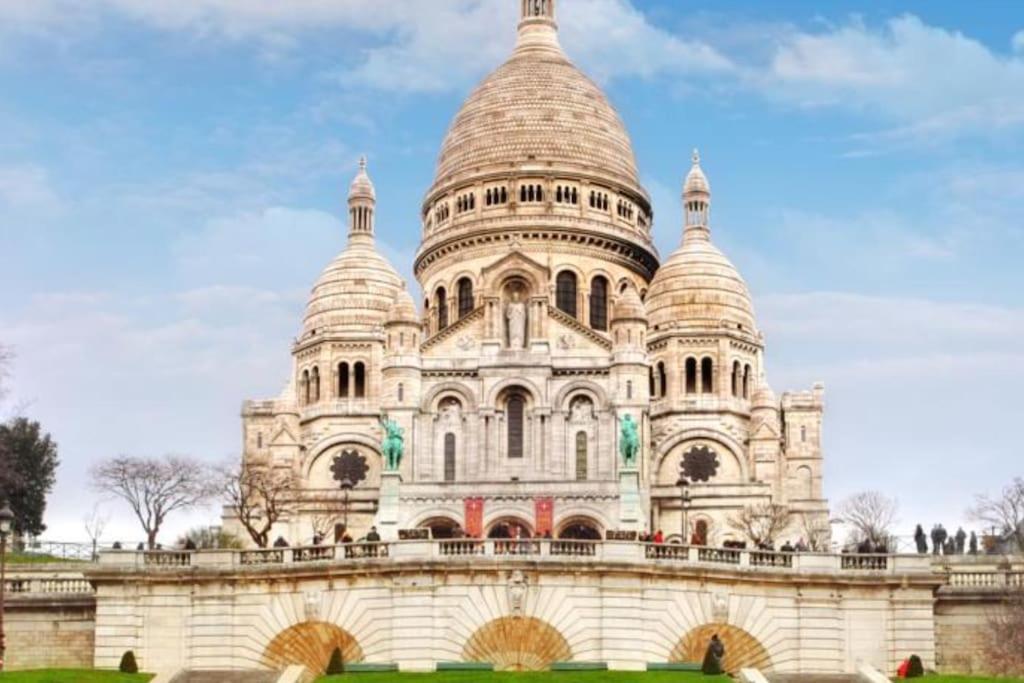 Paris Sacre Coeur Montmartre Et Tour Eiffel, 8 People,公寓 外观 照片