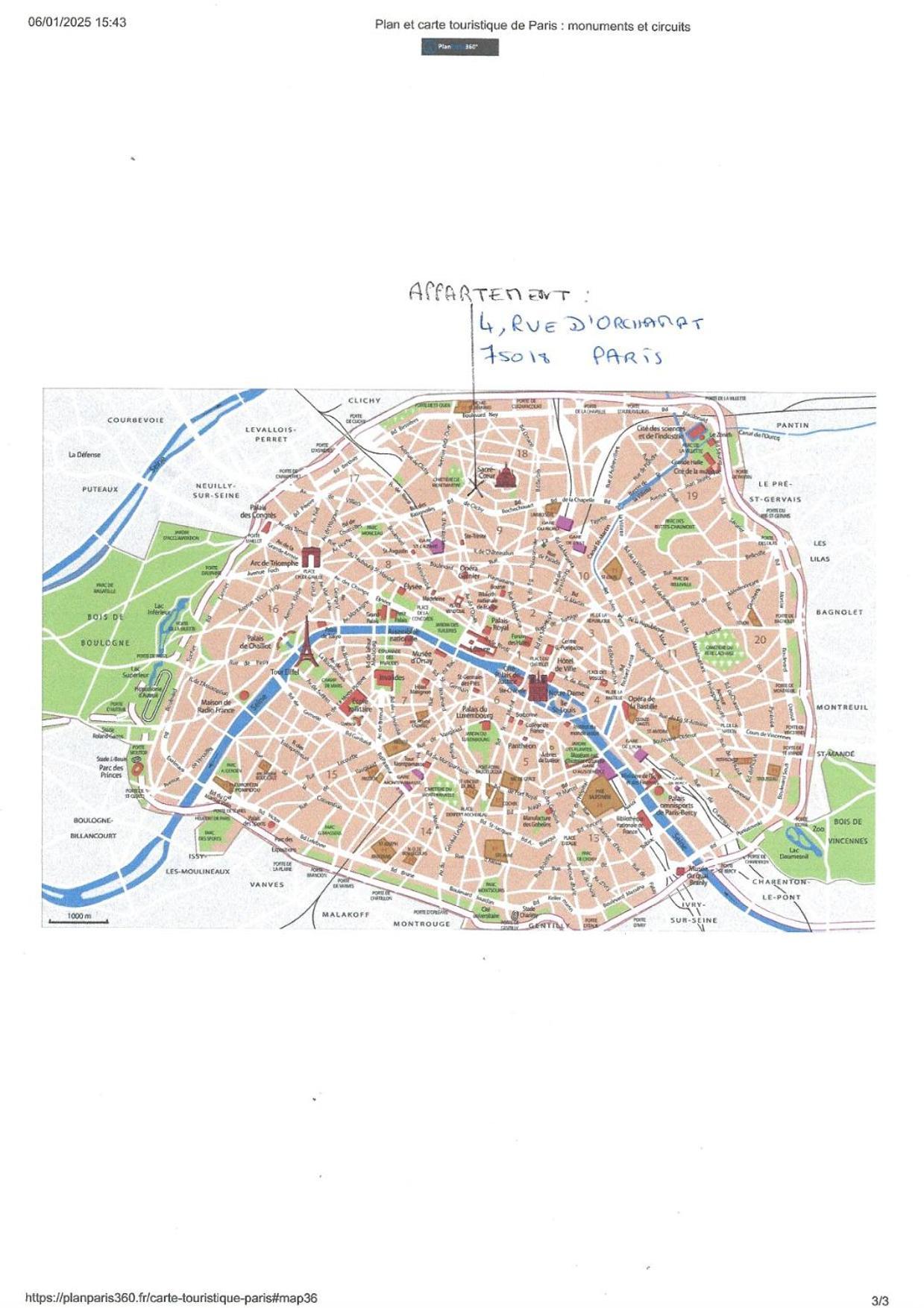 Paris Sacre Coeur Montmartre Et Tour Eiffel, 8 People,公寓 外观 照片